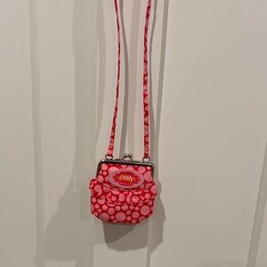 Oilily Pink Polka Dot Mini Bag